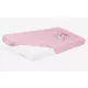 Lepedő babaágyba gumis szegéllyel 60x120 - 70x140cm matracra RÓZSA/KISEGÉR