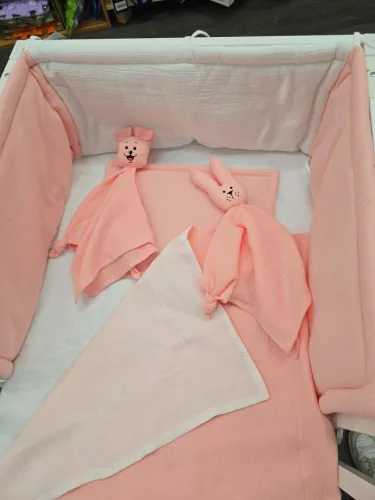 KOKO Szundikendő dupla muszlin NYUSZI pink
