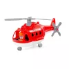 POLESIE műanyag ALPHA tűzoltó helikopter PIROS