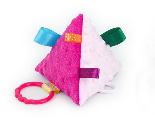 MTT Piramis plüss játék - Pink-rózsaszín