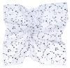 MTT Nagy textil pelenka (120x120) - Fehér alapon fekete csillagképek