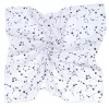MTT Nagy textil pelenka (120x120) - Fehér alapon fekete csillagképek