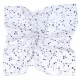 MTT Nagy textil pelenka (120x120) - Fehér alapon fekete csillagképek