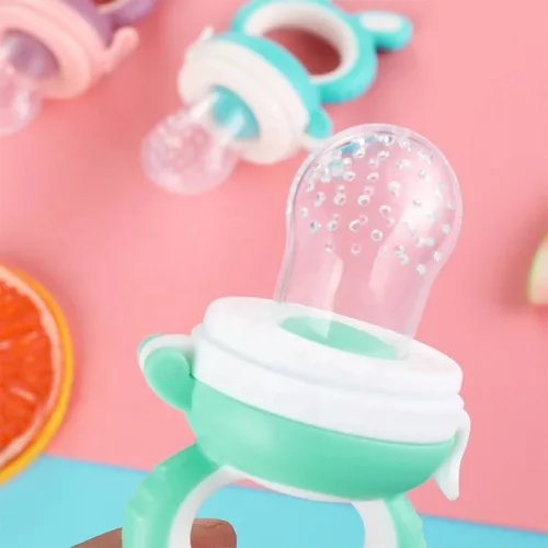 Unique Baby Prémium Nyuszis Etetőcumi - Rózsaszín + AJÁNDÉK etetőfejek