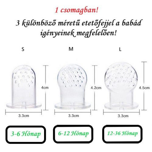 Unique Baby Prémium Nyuszis Etetőcumi - Türkiz + AJÁNDÉK etetőfejek