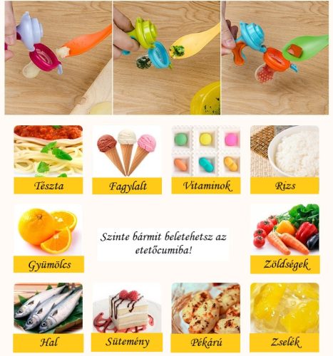 Unique Baby Prémium Nyuszis Etetőcumi - Türkiz + AJÁNDÉK etetőfejek