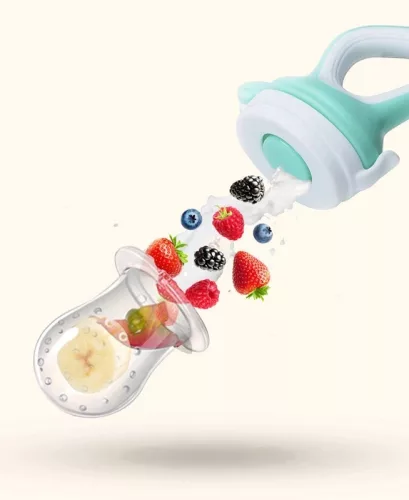 Unique Baby Prémium Nyuszis Etetőcumi - Lila + AJÁNDÉK etetőfejek