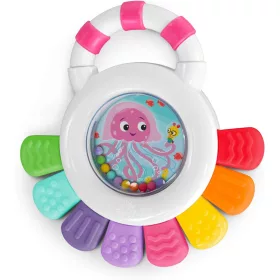   Baby Einstein Szenzoros csörgő és rágóka BPA-mentes Outstanding Opus™ 3m+ - Rózsaszín