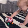OBALL kontrasztos kisautó és csörgő 2in1 Curious Car zebra Zen™ 3hó+
