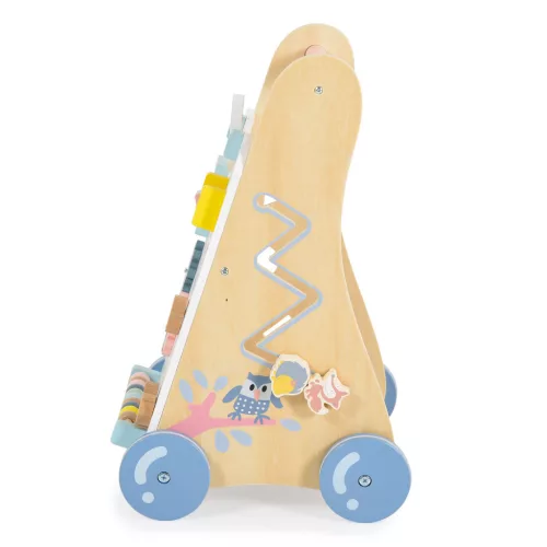 Moni Toys Fa interaktív járássegítő - Lányos - Pasztel