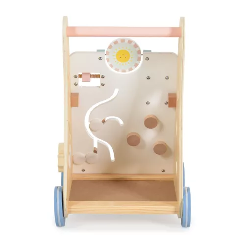 Moni Toys Fa interaktív járássegítő - Lányos - Pasztel