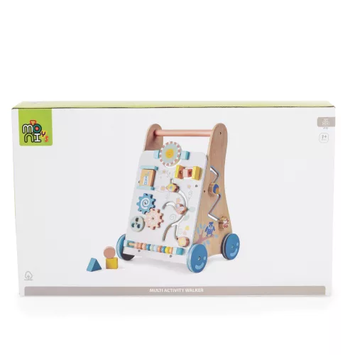 Moni Toys Fa interaktív járássegítő - Lányos - Pasztel