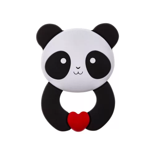 Kontrasztos Szilikon rágóka – Panda