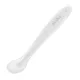 Puha szilikon kanál babáknak– Fehér