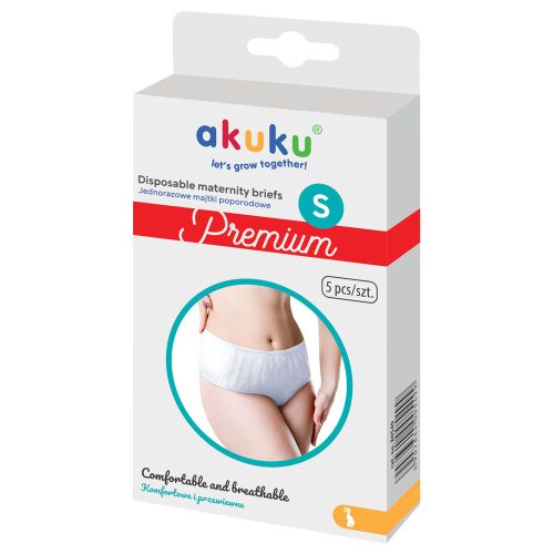 Egyszer hazsnálatos szülés utáni bugyi Akuku PREMIUM XL-es méret 5 db