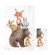 Ceba Baby utazó pelenkázó alátét Basic Forest Friends – 60×40 cm, összecsukható, vízálló