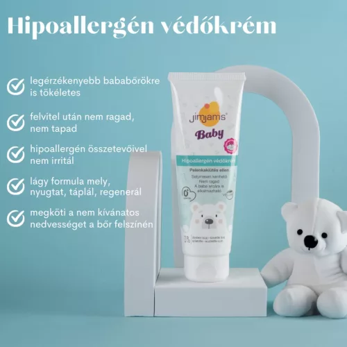 JimJams Baby Hipoallergén popsikrém, védőkrém 100ml