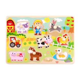 Tooky Toy Farm puzzle- állatok 10 db