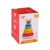 Tooky Toy Fa toronyépítő montessori játék - Maci