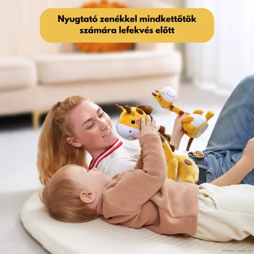 Táncoló, éneklő és beszélő interaktív plüss játék - Zsiráf - Bluetooth - Tumama