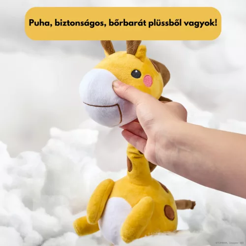 Táncoló, éneklő és beszélő interaktív plüss játék - Zsiráf - Bluetooth - Tumama