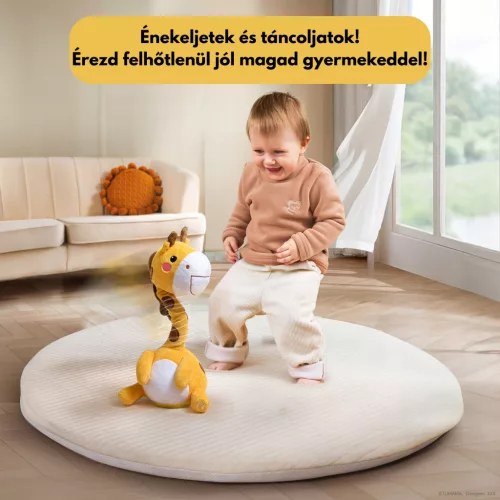 Táncoló, éneklő és beszélő interaktív plüss játék - Zsiráf - Bluetooth - Tumama