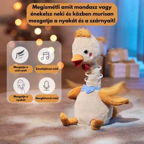 Táncoló, éneklő és beszélő interaktív plüss játék - Pipi - Tumama