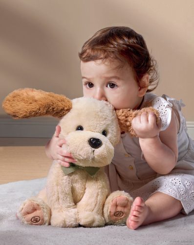 Táncoló, éneklő és beszélő interaktív plüss hosszú fülű kiskutya - Tumama