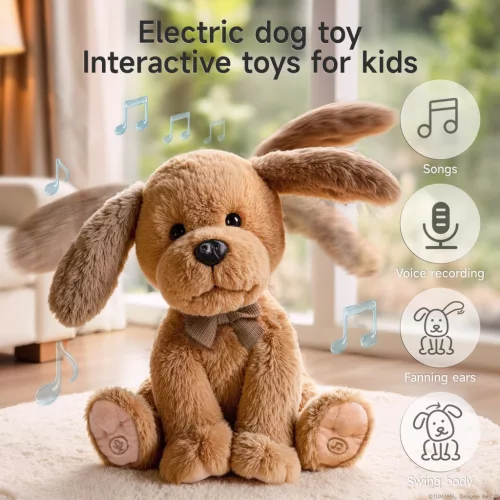  Barni - Táncoló, éneklő és beszélő interaktív plüss hosszú fülű kiskutya - Tumama