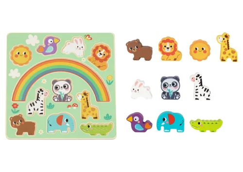 Moni 2in1 egyensúlyozó puzzle balance Állatos
