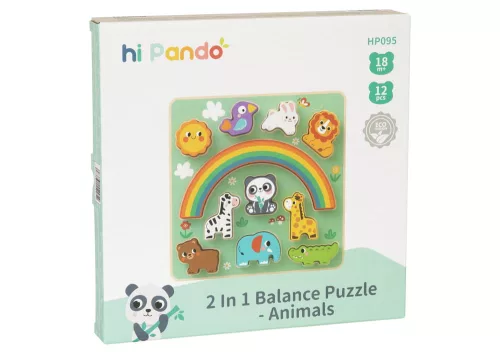 Moni 2in1 egyensúlyozó puzzle balance Állatos