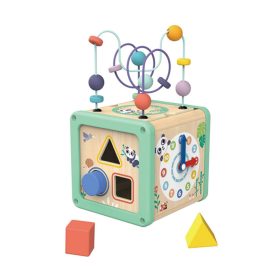 Fa montessori készségfejlesztő kocka játék - Panda