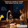 Tumama Kontrasztos Altatódalos Zenélő Körforgó, Csillagprojektorral, Bluetoot funkcióval, Távirányítóval - Zsiráf