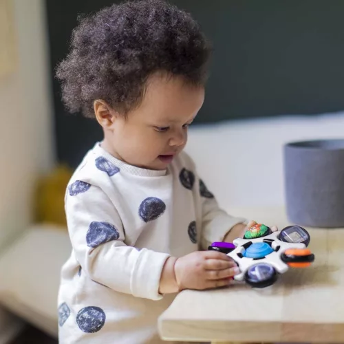 BABY EINSTEIN Kontrasztos Érzékszervi játék Curiosity Clutch™ 3hó+