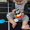 BABY EINSTEIN Rágóka BPA mentes Építőjáték, Keljfeljancsi Zebra Stack & Wobble Zen™ 3hó+