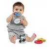 BABY EINSTEIN Rágóka BPA mentes Építőjáték, Keljfeljancsi Zebra Stack & Wobble Zen™ 3hó+