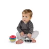 BABY EINSTEIN Rágóka BPA mentes Építőjáték, Keljfeljancsi Zebra Stack & Wobble Zen™ 3hó+