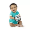 OBALL kontrasztos labda játék Oball RATTLE GOALS™ 10 cm Black & White 0hó+