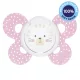 Chicco Physio Comfort szilikon cumi 6-16 hó lányoknak - macska 1 db