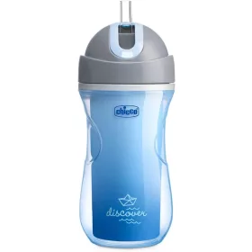   Chicco Sport termo szívószálas itatópohár 266 ml – Kék, 14h+