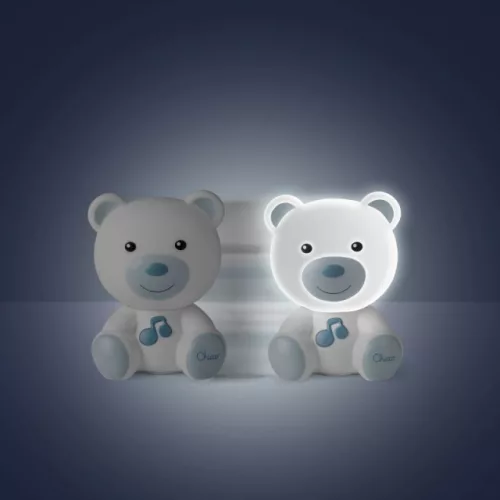 Chicco Dreamlight Maci hordozható zenélő éjszakai fény – Kék, 0h+
