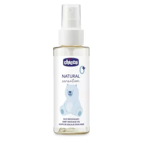   Chicco Natural Sensation masszázs babaolaj E-vitaminnal és édesmandula-olajjal 100 ml – 0h+