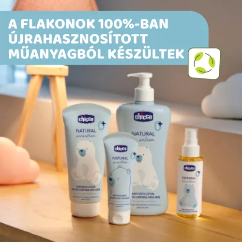 Chicco Natural Sensation masszázs babaolaj E-vitaminnal és édesmandula-olajjal 100 ml – 0h+
