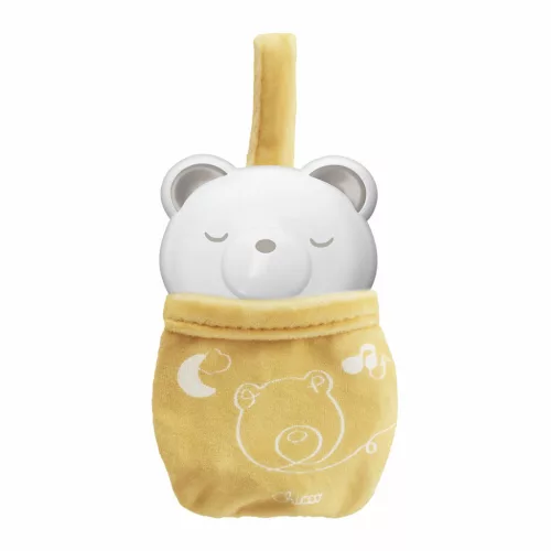 Chicco Day & Night Bear 2 az 1-ben zenélő csörgő és éjszakai fény 0h+