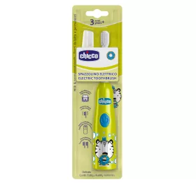   Chicco Tiger gyermek elektromos fogkefe rezgőfejjel + 2 cserefej – 3 év+