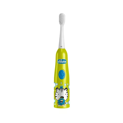 Chicco Tiger gyermek elektromos fogkefe rezgőfejjel + 2 cserefej – 3 év+