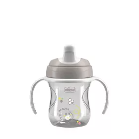   Chicco tanuló itatópohár foggantyúval 6hó+ - grey - 200 ml