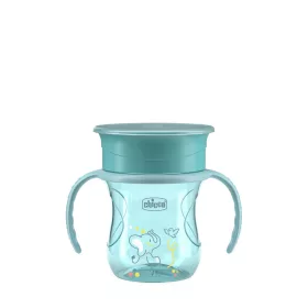   Chicco Perfect X 360 fokos Itatópohár foggantyúval 12hó+ - 200ml - Elefánt