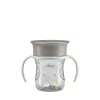 Chicco Perfect X 360 fokos Itatópohár foggantyúval 12hó+ - 200ml - grey