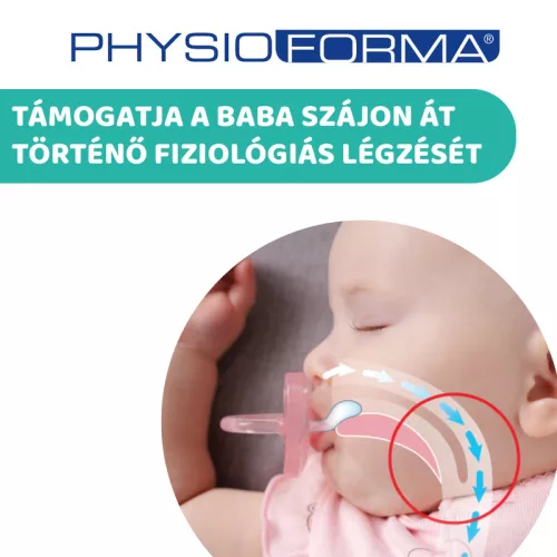 Chicco Physio Comfort szilikon cumi 6-16 hó fiú - pöttyös 1 db